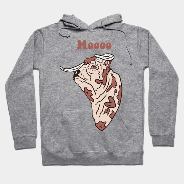 Moooo Hoodie by Sasha Banana 